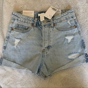HM denim shorts